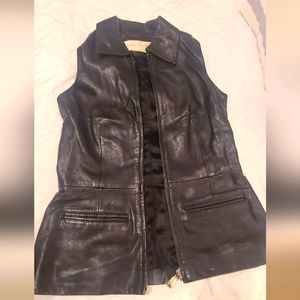 Margaret Godfrey Leather Vest